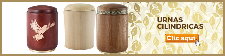 Urnas Cilindricas de Madera